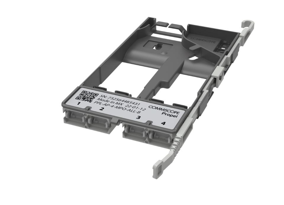 CommScope Propel pass-through adapter pack, 4 MPO8-12-24 ports, Type B ...