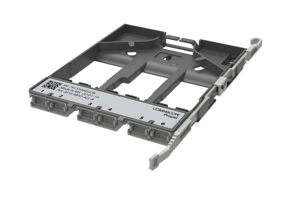 CommScope Propel pass-through adapter pack, 6 MPO8-12-24 ports, Type B ...