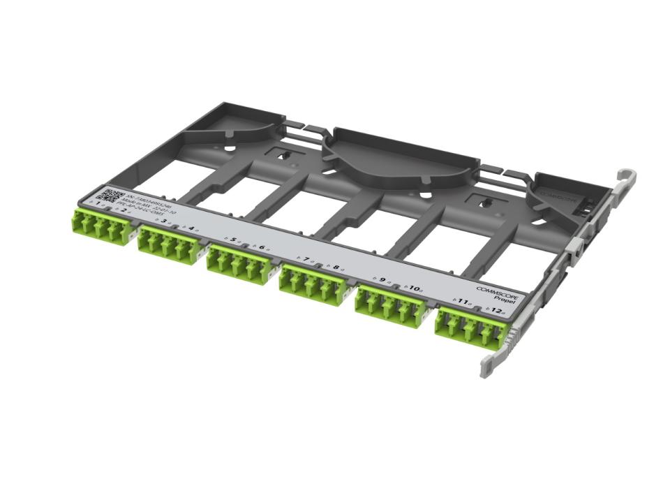 CommScope Propel pass-through adapter pack, multimode OM5, 12 duplex LC ports