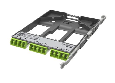 CommScope Propel pass-through adapter pack, multimode OM5, 6 duplex LC ports