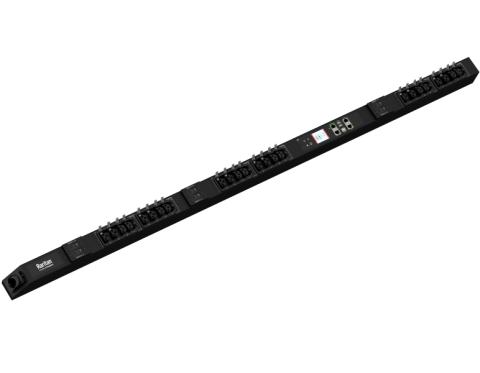 Raritan PDU 3PH, 400V, 32A, 24 Outlets: 12 x Locking C13, 12 x Locking HDOT CX Input: IEC 60309 3P+N+E, 0U, 22.1kVA, 6 x 10kAIC breakers. Outlet Metered and Switched