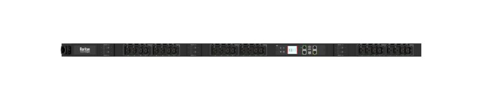 Raritan PDU 3PH, 400V, 32A, 24 Outlets: 12 x Locking C13, 12 x Locking HDOT CX Input: IEC 60309 3P+N+E, 0U, 22.1kVA, 6 x 10kAIC breakers. Outlet Metered and Switched