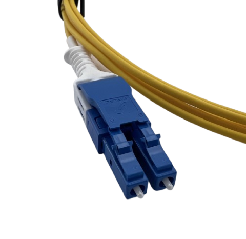 ECS Patchkabel LC/UPC - LC/UPC Unibootpatch OS2 5,0M Pull Boot Straight A-B E.V LSZH G657A1 Suncall connector