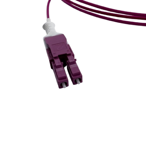 ECS Patchkabel LC/PC - LC/PC Unibootpatch OM4 10,0m Pull Boot Straight A-B E.V LSZH Suncall connector