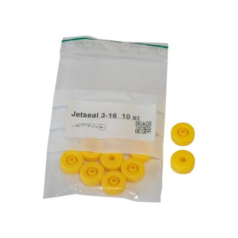Jetting Jetseal Divisible Cable sealing 3,0mm OD 16mm for V0/V0-HD Machines Bag: 10 pcs, Color: Yellow