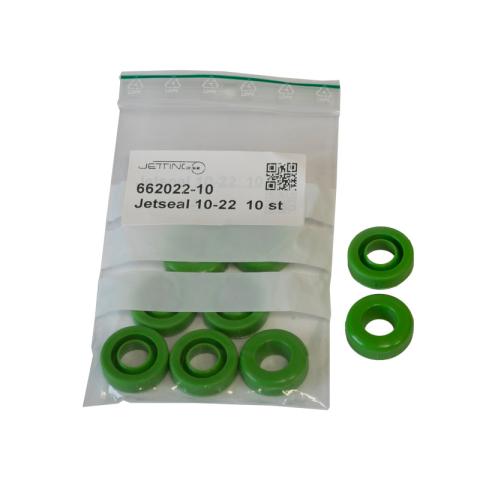 Jetting Jetseal Divisible Cable sealing 10,0mm OD 22mm for V2/V3 Machines Bag: 10 pcs, Color: Green