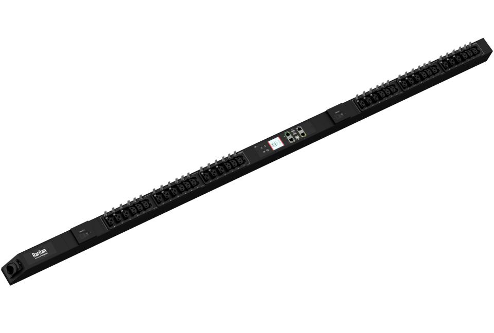 Raritan PDU 1PH, 230V, 32A, 36 Outlets: 18 x Locking C13, 18 x Locking Cx, Input: IEC 60309 2P+E 32A 0U, 7.4kVA, 2 x 10kAIC breakers, Input Metered iX controller with 2 x 10/100/ 1000 ETH port, 2 x USB-A, 1 x USB-B, RJ-45 Sensor