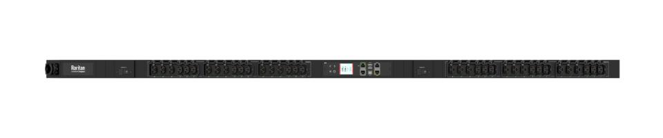 Raritan PDU 1PH, 230V, 32A, 36 Outlets: 18 x Locking C13, 18 x Locking Cx, Input: IEC 60309 2P+E 32A 0U, 7.4kVA, 2 x 10kAIC breakers, Input Metered iX controller with 2 x 10/100/ 1000 ETH port, 2 x USB-A, 1 x USB-B, RJ-45 Sensor