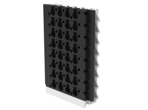 CommScope IFEB Fibre Optic Wrap around Distribution kabelforseglingskit til pigtails og kabler op til ø7 mm, 8 lag, 32 porte