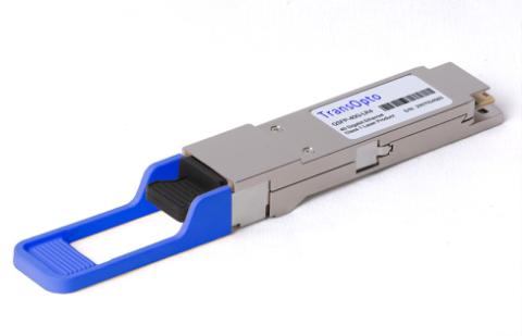 TransOpto QSFP+, 40GbE-LR4, 4 x 10.3 Gbps, 10km CWDM 1270-1330nm, 4.5dB, SM, LC, HP