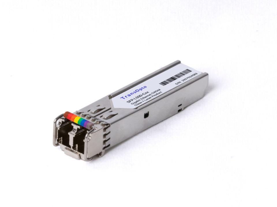 TransOpto SFP, 1.25 Gbps GbE, DDM, 50km CWDM 1271 nm, 19dB, SM/MM, Extreme
