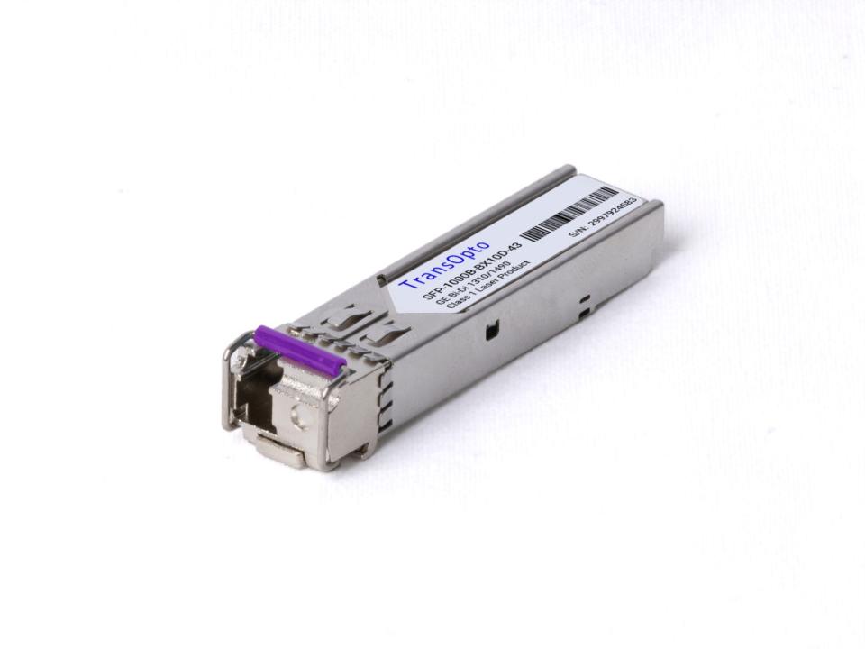 TransOpto SFP BIDI, 1GE, DDM, SM, 10km TX/RX=1490/1310nm, 11dB, LC, Alcatel