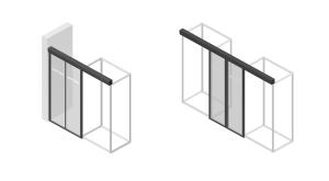 Døre til Kube / Aisle containment